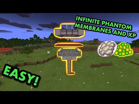 SIMPLE 1.21 PHANTOM FARM TUTORIAL in Minecraft Bedrock (MCPE/Xbox/PS4/Nintendo Switch/Windows10)