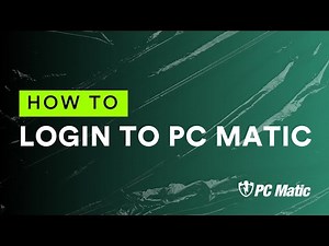How to Login to PC Matic