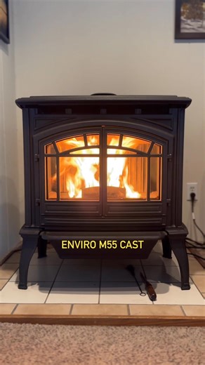 This cast iron beauty hold 65 lbs of wood pellets, can burn any type of fuel it can feed through the auger such as corn, fruit pits and nut shells, looks amazing and can heat a 2000 sqft home when centrally located. | Pellet Stove Service