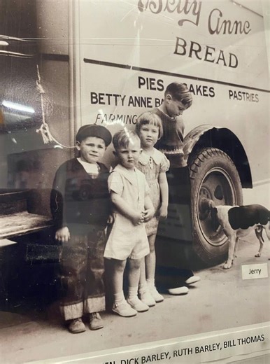 An old one of the Betty Anne Bakery truck. | The Farmington Historical Society and Museum
