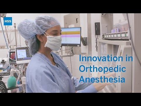 How HSS is Innovating in Orthopedic Anesthesia & Pain Relief