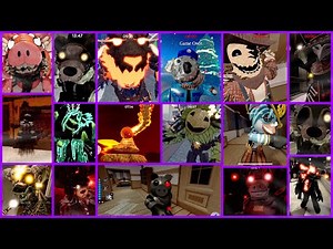 ALL PIGGY BRANCHED REALITIES JUMPSCARES! (INFERNO’S FLAME KINGDOM PART 1!)