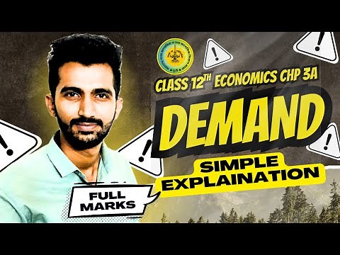 Class 12 Economics Chapter 3A Demand Analysis | Full Chapter Explained | Maharashtra Board 2025-26