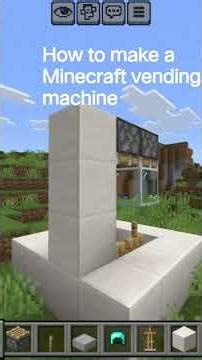 how to make a Minecraft vending machine