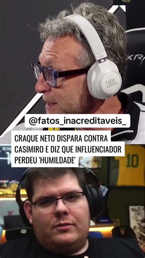 Sempre sem papas na língua, Craque Neto voltou a direcionar sua sinceridade a um nome da mídia. O alvo da vez foi o influenciador e dono da CazéTV, Casimiro Miguel. Segundo o desabafo do ex-jogador durante a transmissão de Portuguesa x Corinthians, no domingo (22), na Rádio Craque Neto, Cazé teria negado a cessão das imagens de uma entrevista feita com Neymar para exibição no programa Os Donos da Bola, da TV Bandeirantes. Visivelmente chateado, Neto afirmou que o influenciador teria perdido a