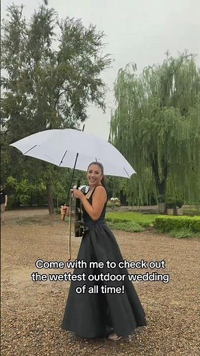 Wettest garden wedding of all time in country NSW, Australia 2025 #wedding #weddingceremony