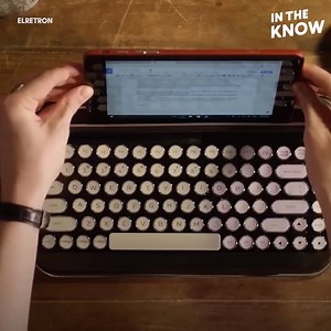 318K views | Kick it old school with this portable typewriter  via In The Know Creative | Team Takei | Facebook