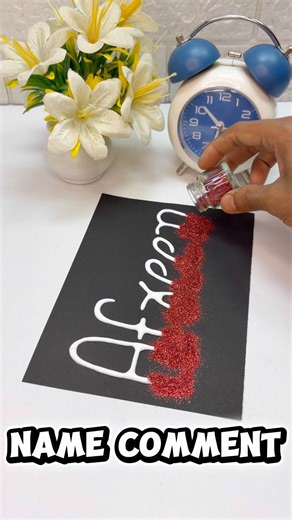 Comment Your Name#comment #nameart #craft #diy #ytshorts #ytviral #viralvideo #yt