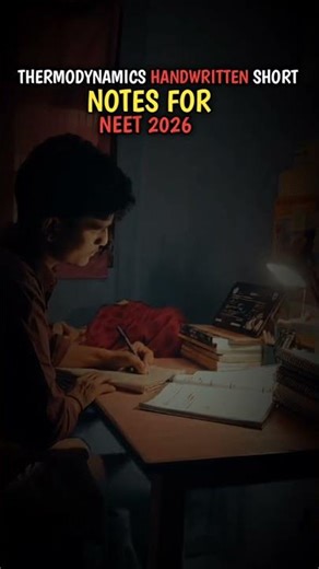 Thermodynamics handwritten Short Notes🔥 #shorts #neet2026