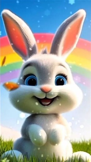 Sleepy Bunny Bedtime Song 🌙 | Kids LullabyBunny Rainbow Song 🌈 | Fun Kids Poem