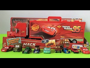 Disney Collector of Pixar Cars Mack Carry Case Cars 2 Hauler Playset Playcase Toys R Us opening