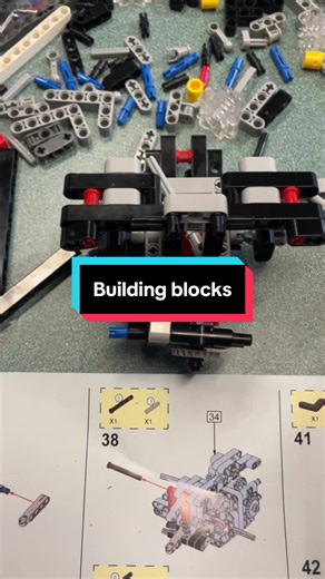 This is probably the coolest block set ever! #buildingblocks #diy #blocks #build #car