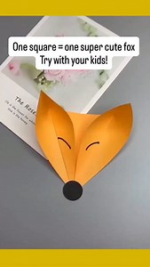 Turn a simple square of paper into an adorable origami fox in just minutes! This quick DIY is fun, easy, and perfect for kids — helping boost fine motor skills, focus, and creativity. A cute little fox that’s ready to play or decorate your room! Keywords: origami fox, easy origami, kids paper crafts, fast origami animals, simple fox craft, DIY paper animals, fun kids activities, easy paper folding, creative kids project | GenioKid - Early Learning: speech, counting, motor skills