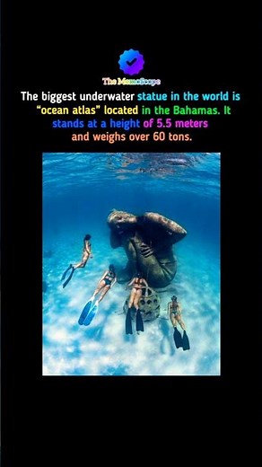 Ocean Atlas: The World’s Largest Underwater Statue 🌊✨