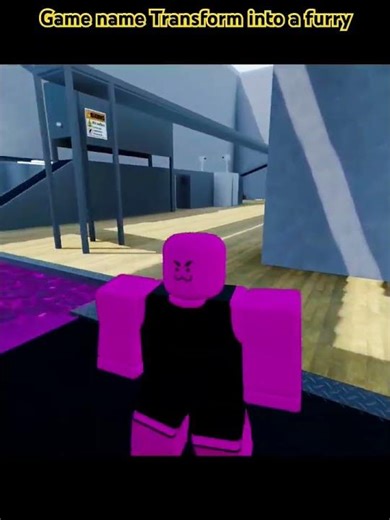 Transform into a furry #roblox