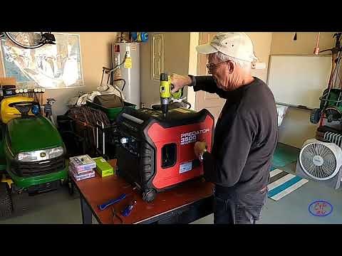 Predator 3500 Oil Leak & How to remove the side of the generator with the pull start cord