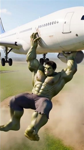 Hulk Ne Girta Hua Plane Bachaya 😱 | Last Tak Dekho!Plane Crash Hone Wala Tha… Tab Aaya Hulk 🛩️💥