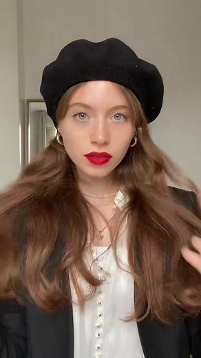 Parisian Red Lip Makeup Tutorial