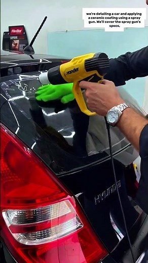 Car Detailing: Applying Ceramic Coating with a Spray Gun‎