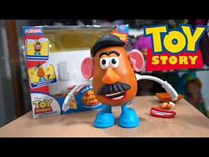 TOY STORY COLLECTION - MR. POTATO HEAD SPEAKS IN PORTUGUESE AND MRS. HASBRO TOY STORY COLLECTION