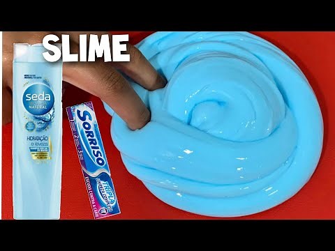 COMO FAZER SLIME DE PASTA DE DENTE E SHAMPOO - SLIME DO VOVÔ SEM MASSINHA / SEM FÉCULA / SEM GOMA