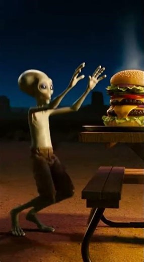 The Burger So Holy Paul Drops to His Knees