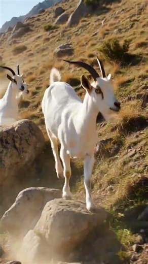 Definition of "living on the edge." 🏔️ Ever wondered what it’s like to have zero fear of heights? 🐐💨