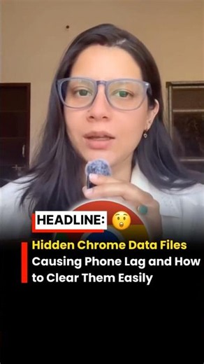 Hidden Chrome Files Slowing Your Phone? Free Up Storage & Boost Speed #techhacks #shorts