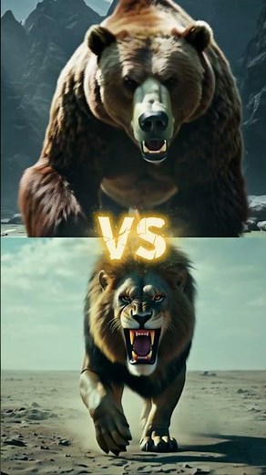 Ice Age Animal Battles Only One Survives 🐺🦁🐻🐘 #tiger #animalbattle