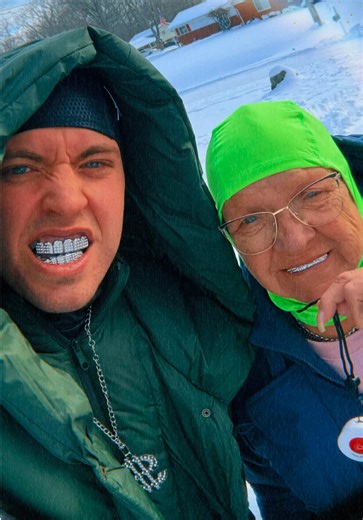 BE CAREFUL ITS ICY OUT! 🥶 @GRANDMA’S BOY | grandma and the kid