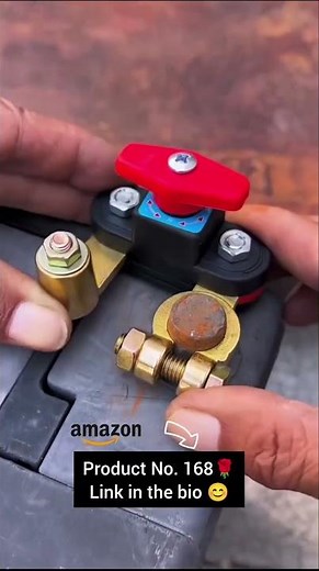 Car Battery Cut-Off Switch – Safe Power Isolation & Anti-Theft Protection for Vehicles🔋