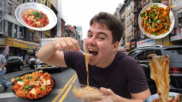 Tasting THE BEST Chinatown Noodles in NYC - Cheapest NYC Noodle Spots