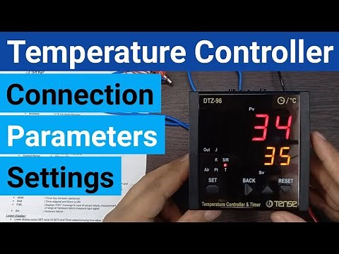 Temperature Controller Connection and Settings |Tense DTZ-96 Temperature Controller & Timer|