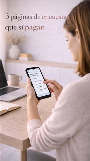 3 páginas de encuestas que sí pagan | 💸 Finanzas para Mujeres Reales