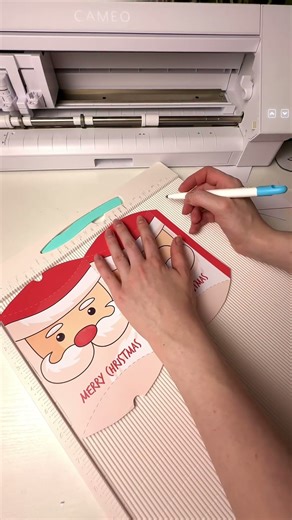 DIY Christmas box in just minutes. #DIYChristmas #SantaBox #GiftBoxDIY #HolidayCrafts #ChristmasIdea