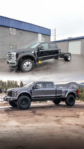 LiquidSpring Vs Stock Suspension Just how big of a difference does @LiquidSpring Smart Suspension make compared to a stock F-550 suspension? This video gives you an idea of the unbelievable difference. The full, longer cut of this video is posted on our YouTube channel and is definitely worth checking out. Far and above the finest suspension for these heavy duty trucks- See for yourself why. sales@elevationoffgrid.com (720) 900 - 3159