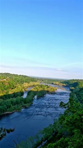 Looking Down at the Potomac and Shenandoah Rivers