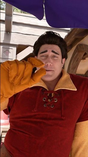 Gaston Says He's Basically Married to Belle! #disney #shorts #disneyland
