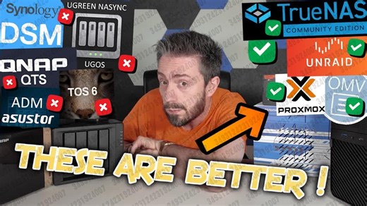 2026.01.23 【NASCompares】人们为什么使用 TrueNAS、UnRAID 和 Proxmox 来构建即用型 NAS（如 Synology、