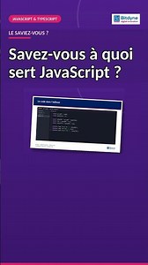 Savez-vous à quoi sert JavaScript ?