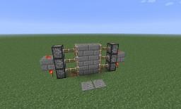 Most Compact 2x3 Piston Door Minecraft Map