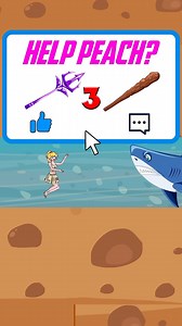 820K views · 26K reactions | Peach & Daisy’s Treasure Hunt Turns into Shark Chaos! #animation ?#shorts #cartoon | AR Gaming | Facebook