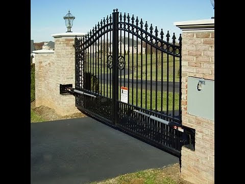 DC House Solar Gate Opener Kit Heavy-Duty for Dual Swing Automatic Gate Operator