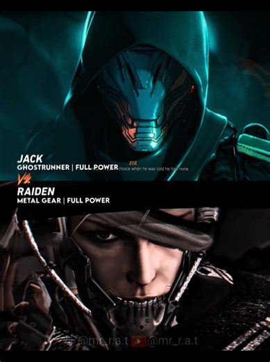 Ched ChezDar | Raiden vs Jack | #raiden #metalgearsolid #vs #ghostrunner #wis