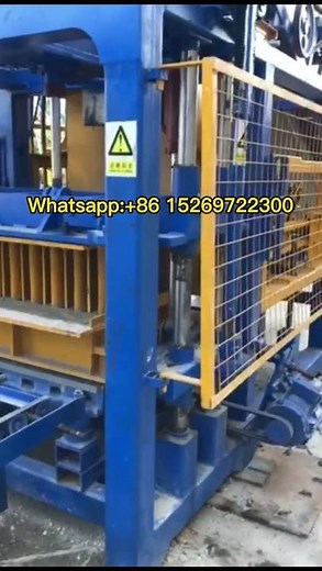 Philippines hydraulic auto cement concrete hollow block making machine for interlock pavement bricks