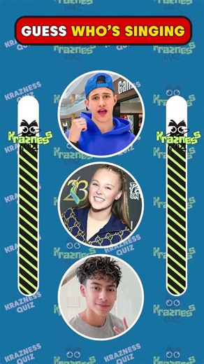 Guess who's singing?🎵Nidal Wonder, Jojo Siwa, Jojo Siwa