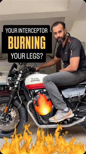 245K views · 255 reactions | Royal Enfield 650s get hot - we all know it. Installed this stainless-steel knee guard from @_streets.c and it made a world of difference. Rust-proof, matte finish, and perfect fit. Sometimes the smallest mods make the biggest difference. What do you think of this? Let me know in the comments. #srinivasganesh #Interceptor650 #Customparts #royalenfield (Heat shield, custom part, easy fix) | Srinivas Ganesh | Facebook