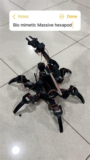 Massive 6-Legged Biomimetic Hexapod Robot | 3D Printed | Long Range Control 🔥