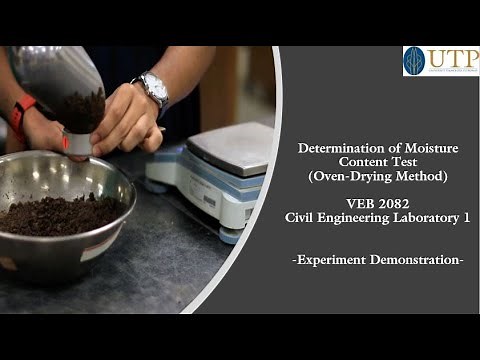 Determination of Moisture Content Test (Oven-Drying Method)