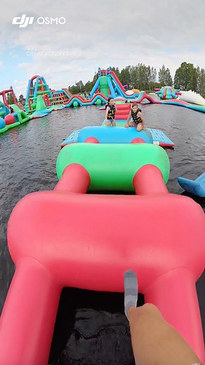927K views · 4.5K reactions |  Waterpark parkour, let's gooo! Osmo Action 5 Pro becomes your splash-proof co-pilot, enjoy the summer! Created by @marupewakepark #djiosmo #osmoaction5pro #actioncamera #parkour #waterpark | Osmo_Global | Facebook